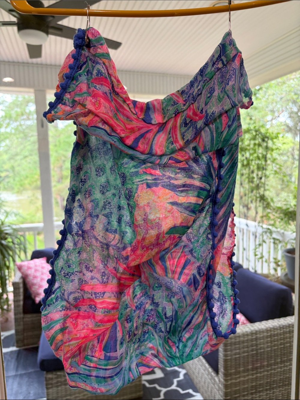 Floral Infinity Scarf